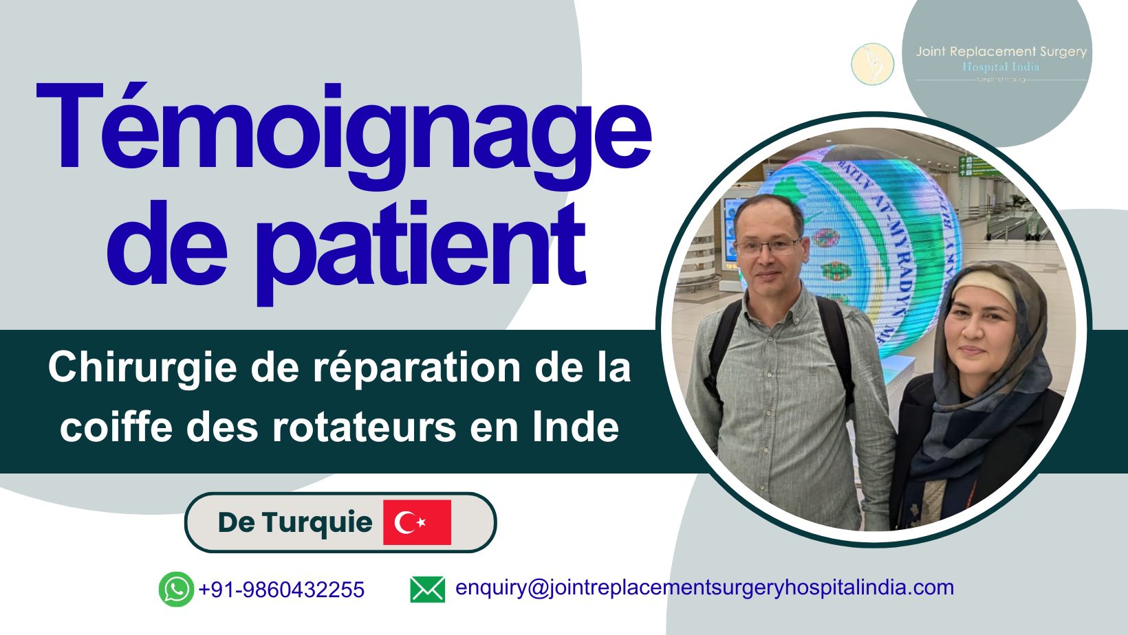 Turkey Patient Finds Relief After Rotator Cuff Repair Surgery in India