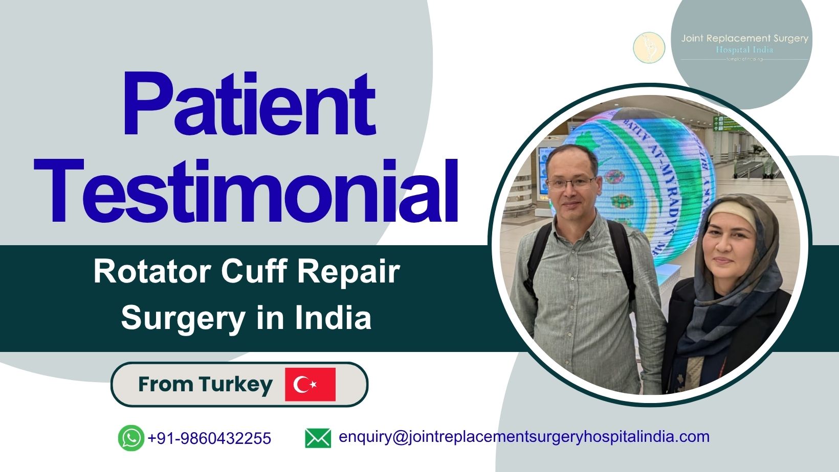 Turkey Patient Finds Relief After Rotator Cuff Repair Surgery in India