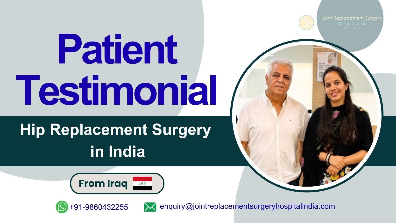 Iraqi Patient Restores Mobility After Hip Replacement Surgery in India